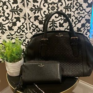VGUC Kate Spade 2 way bag and wallet